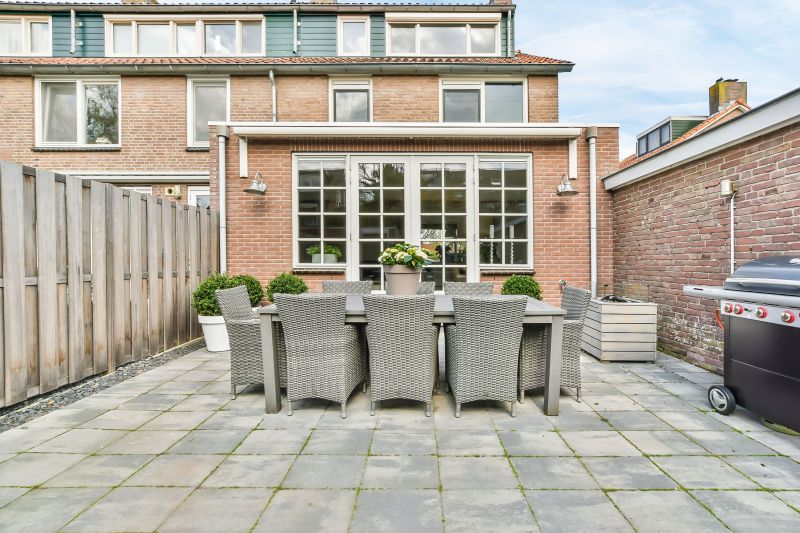 Outdoor Tiled Walkway